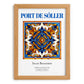 Port de Sóller, Spain – Travel Poster, set in oak frame
