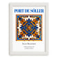 Port de Sóller, Spain – Travel Poster, placed in minimal white frame