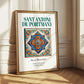 Sant Antoni de Portmany, Spain – Travel Poster, styled in a charming Paris street view