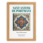 Sant Antoni de Portmany, Spain – Travel Poster, set in oak frame