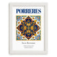 Porreres, Spain – Travel Print, placed in minimal white frame