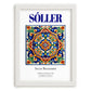 Sóller, Spain – Travel Print, placed in minimal white frame