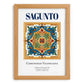 Sagunto, Spain – Travel Print, set in oak frame