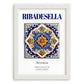 Ribadesella, Spain – Travel Print, placed in minimal white frame