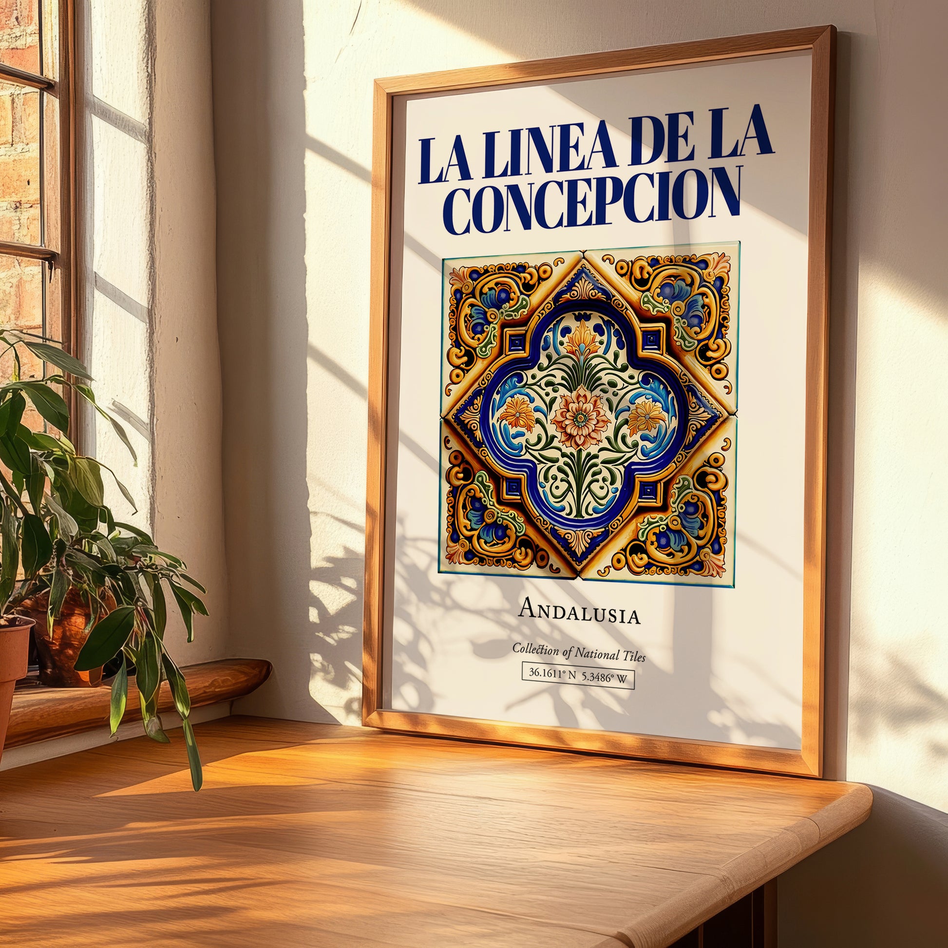 La Linea de la Concepcion, Spain – World Travel Art, clean layout with no caption