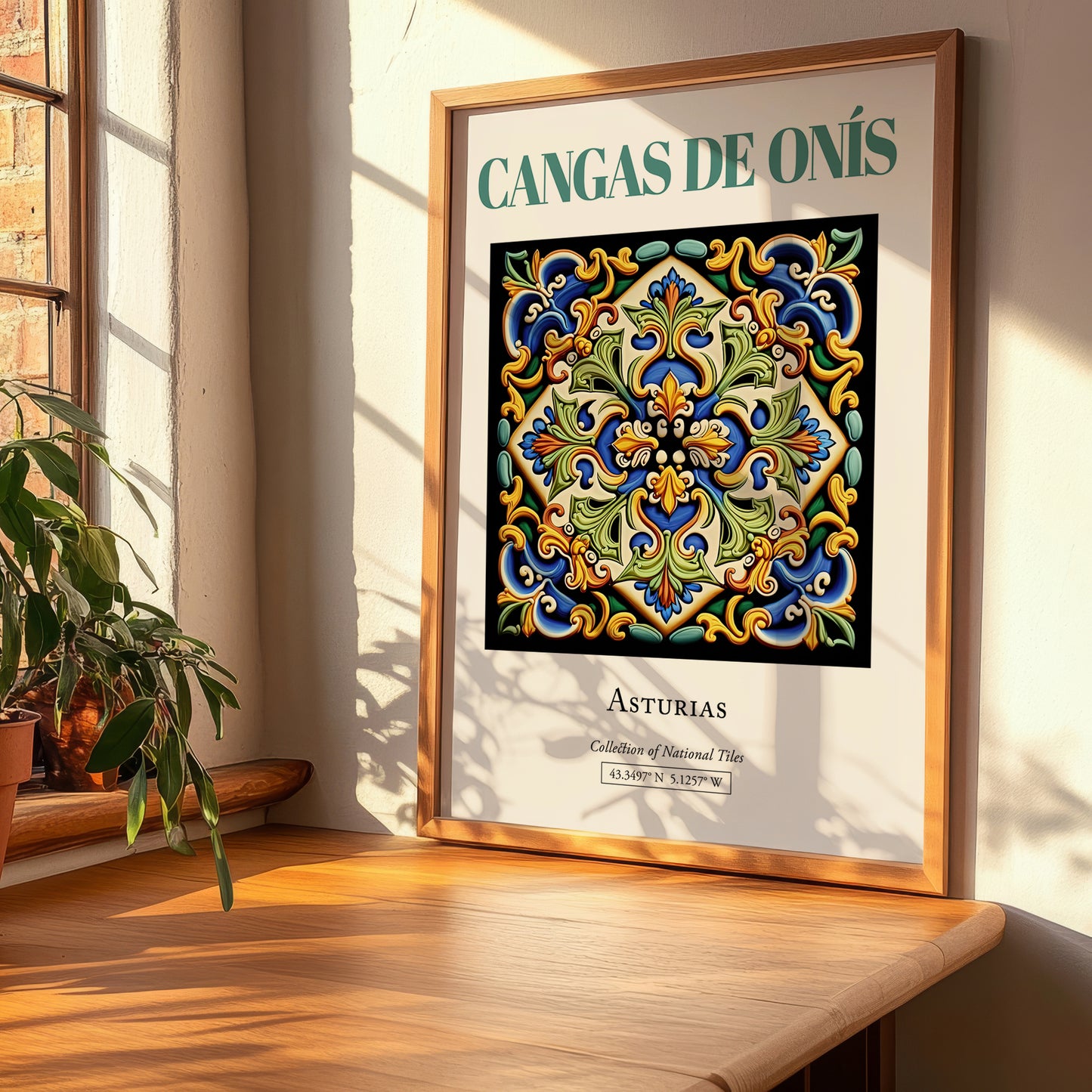 Cangas de Onís, Spain – National Pride Wall Decor, clean layout with no caption