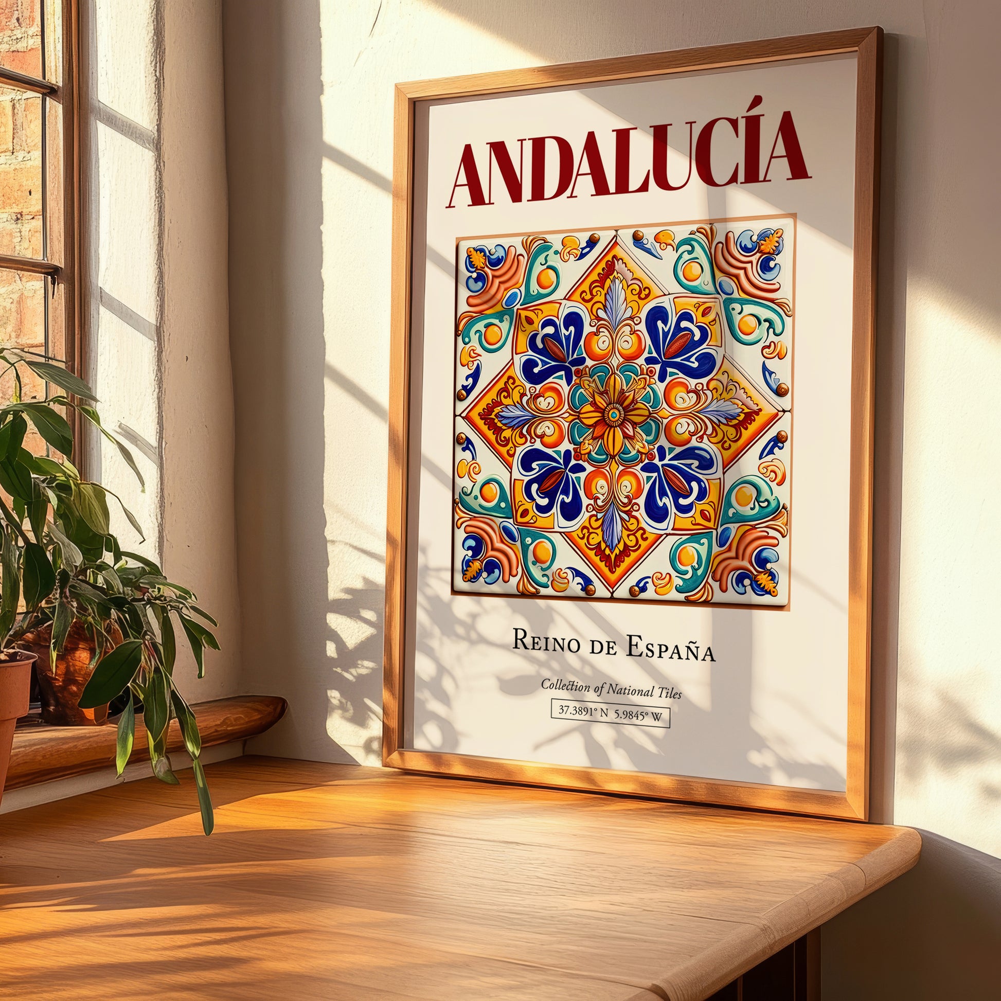 Andalucía, Spain – Travel Wall Art, clean layout with no caption