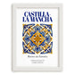 Castilla-La Mancha, Spain – Travel Wall Decor, placed in minimal white frame