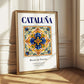 Cataluña, Spain – Travel Poster, styled in a charming Paris street view