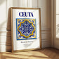 Ceuta, Spain – Cultural Heritage Wall Art, styled in a charming Paris street view