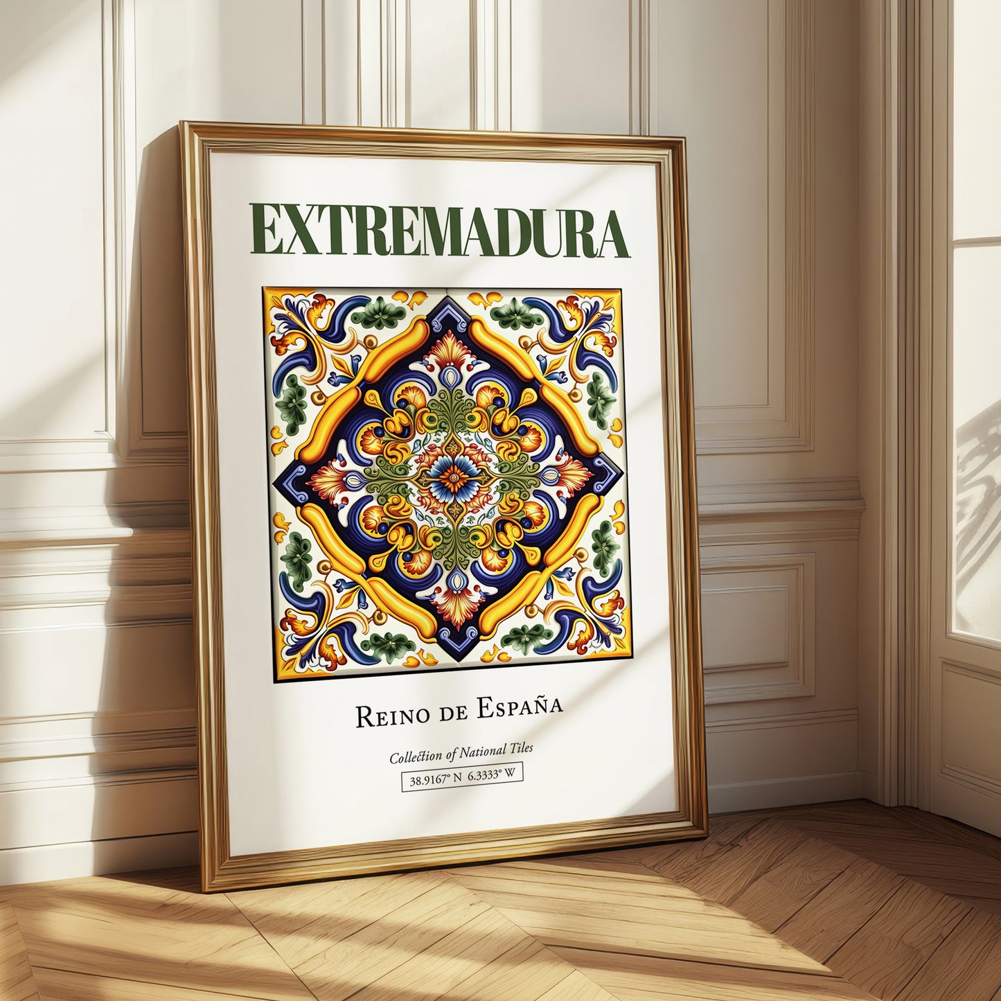 Extremadura, Spain – Travel Print, styled in a charming Paris street view