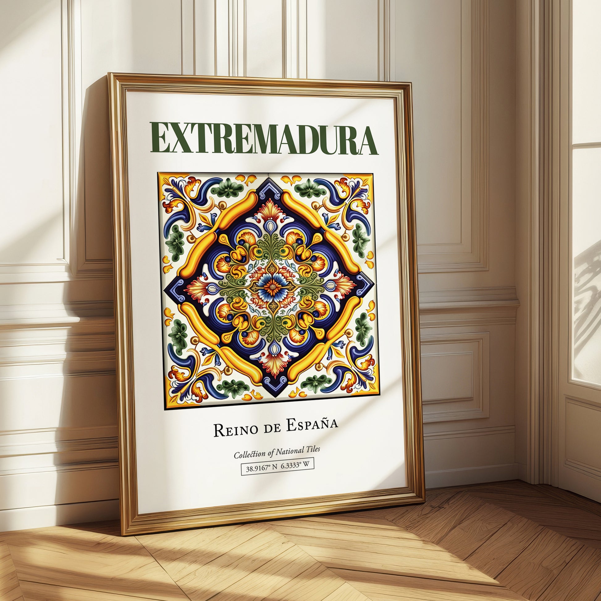 Extremadura, Spain – Travel Print, styled in a charming Paris street view