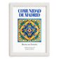 Comunidad de Madrid, Spain – Travel Poster, placed in minimal white frame