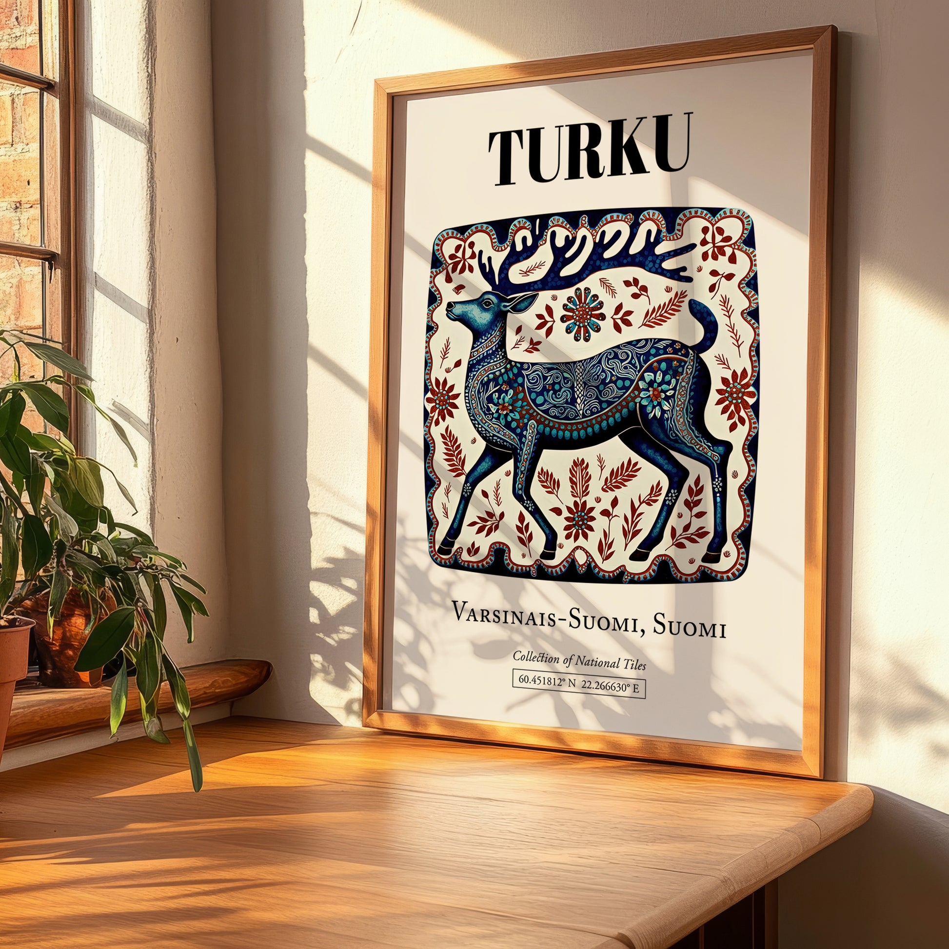 Turku, Finland – Travel Print, clean layout with no caption