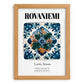 Rovaniemi, Finland – World Travel Art, set in oak frame