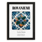 Rovaniemi, Finland – World Travel Art, in sleek black frame