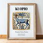 Kuopio, Finland – Dream Destination Decor, in wooden frame leaning on the floor