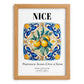 Nice, France – Travel Poster, set in oak frame