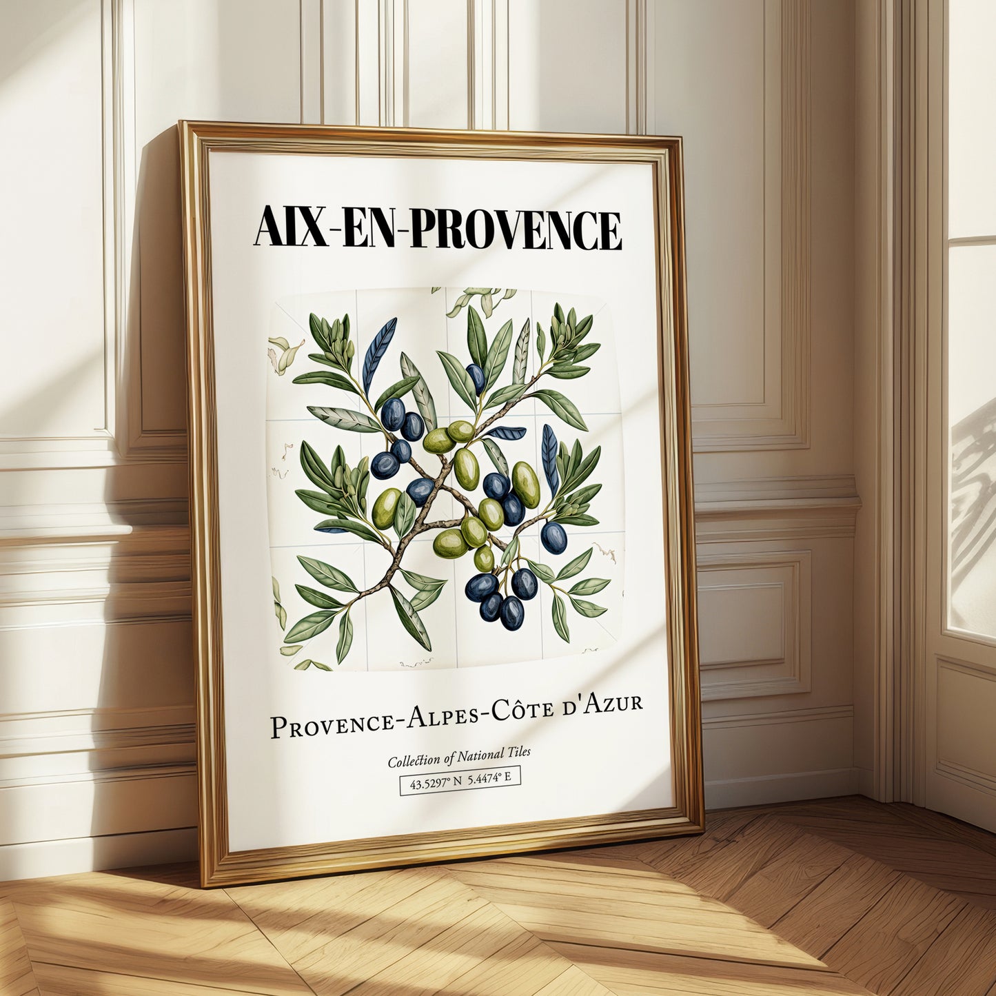 Aix-en-provence, France – Travel Wall Decor, styled in a charming Paris street view