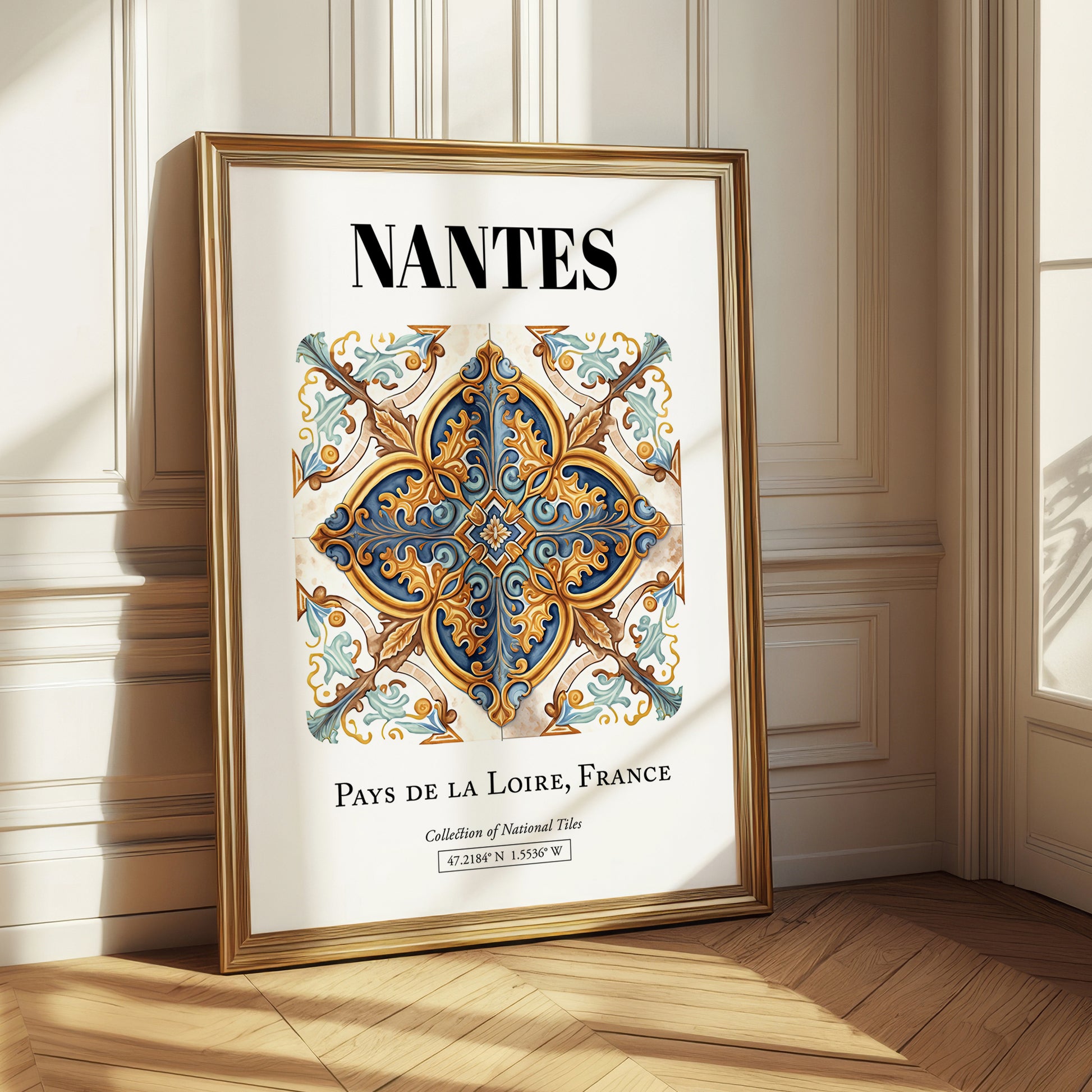 Nantes, France – Wanderlust Wall Decor, styled in a charming Paris street view