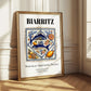 Biarritz, France – Travel Wall Decor, styled in a charming Paris street view