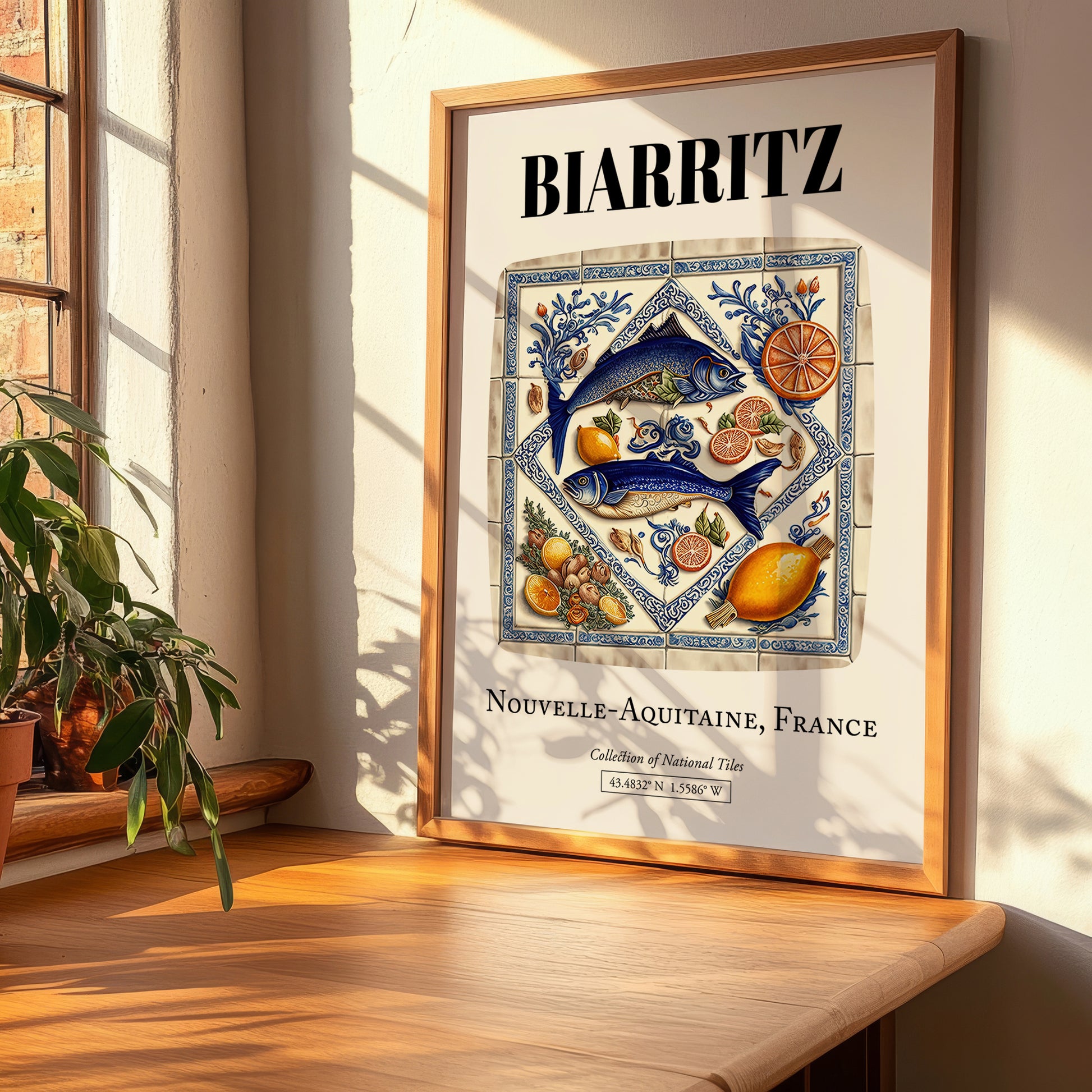Biarritz, France – Travel Wall Decor, clean layout with no caption