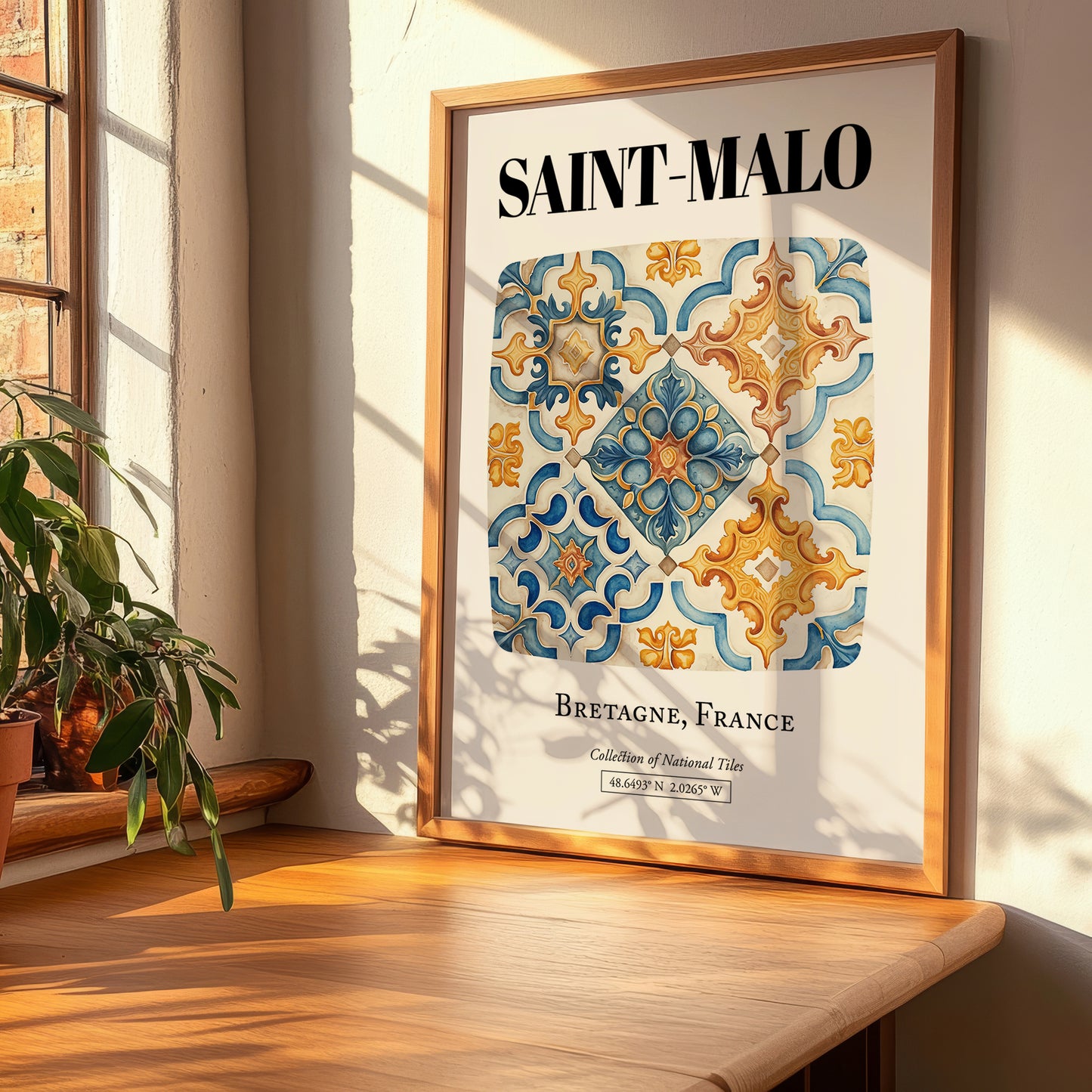 Saint-malo, France – Travel Wall Decor, clean layout with no caption