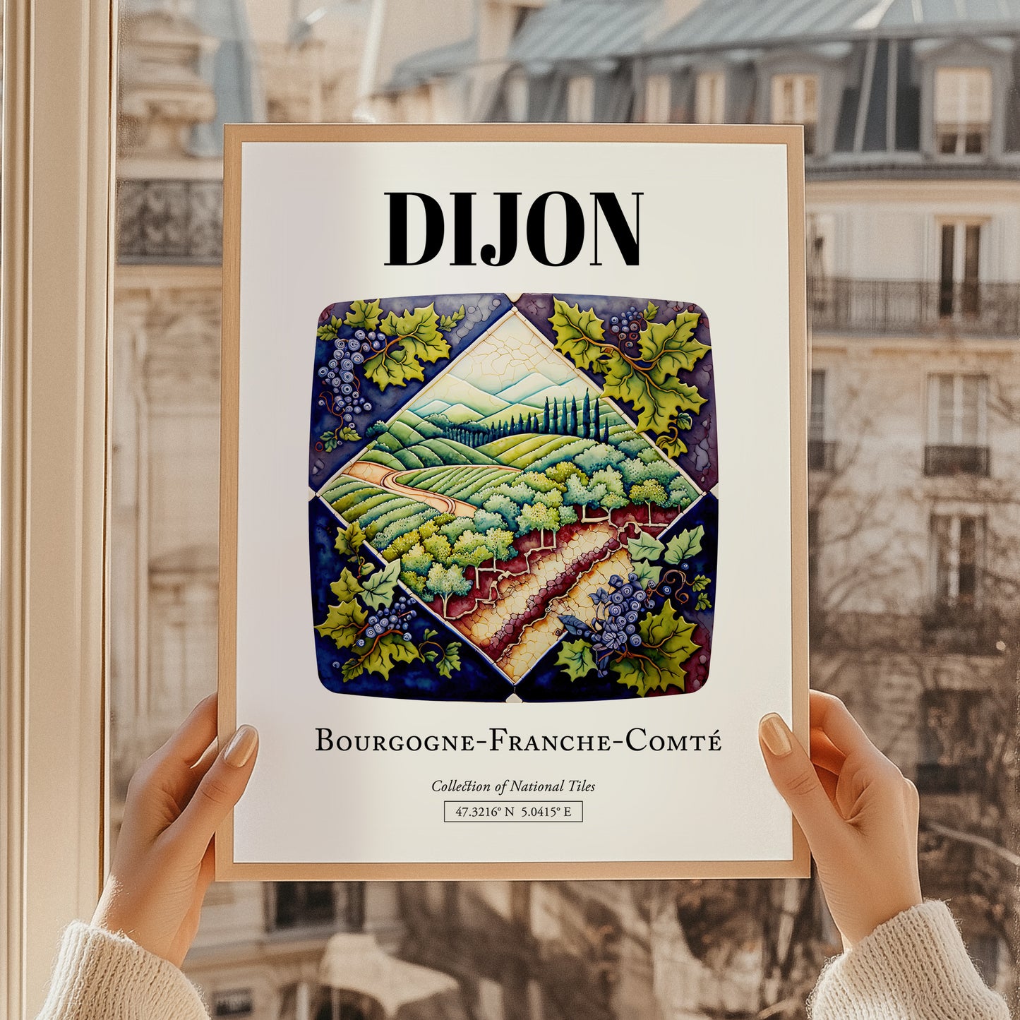 Dijon, France – Travel Poster