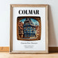 Colmar, France – Travel Wall Decor, in wooden frame leaning on the floor