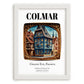Colmar, France – Travel Wall Decor, placed in minimal white frame