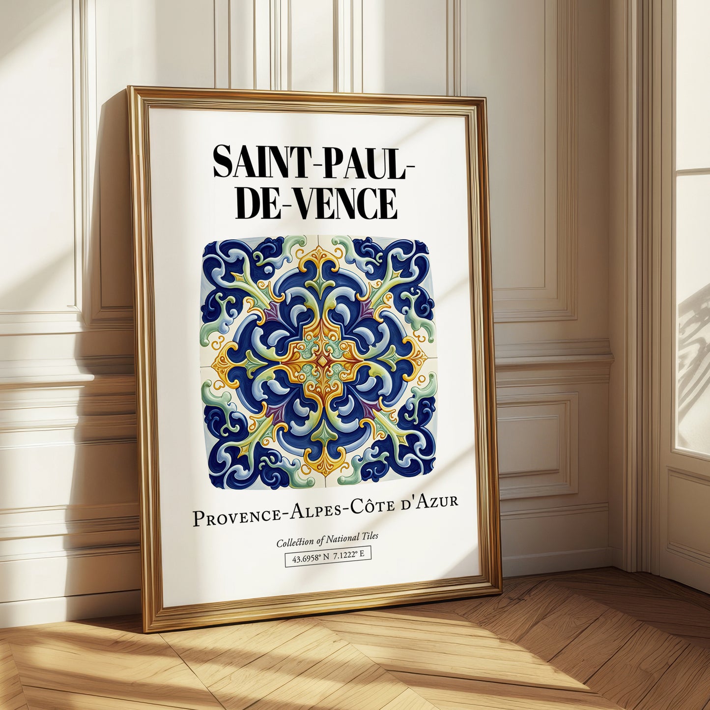 Saint-paul-de-vence, France – Travel Wall Decor, styled in a charming Paris street view