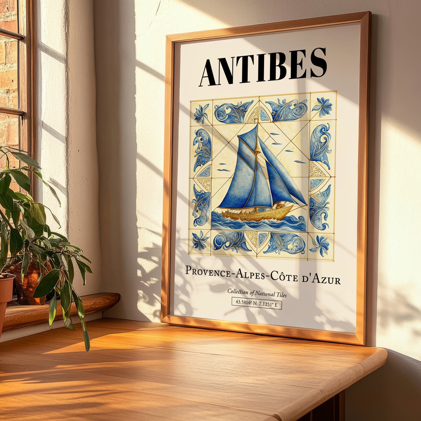 Antibes, France – Travel Wall Art, clean layout with no caption