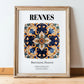 Rennes, France – National Pride Wall Decor, in wooden frame leaning on the floor