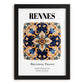 Rennes, France – National Pride Wall Decor, in sleek black frame