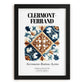 Clermont-ferrand, France – Travel Poster, in sleek black frame