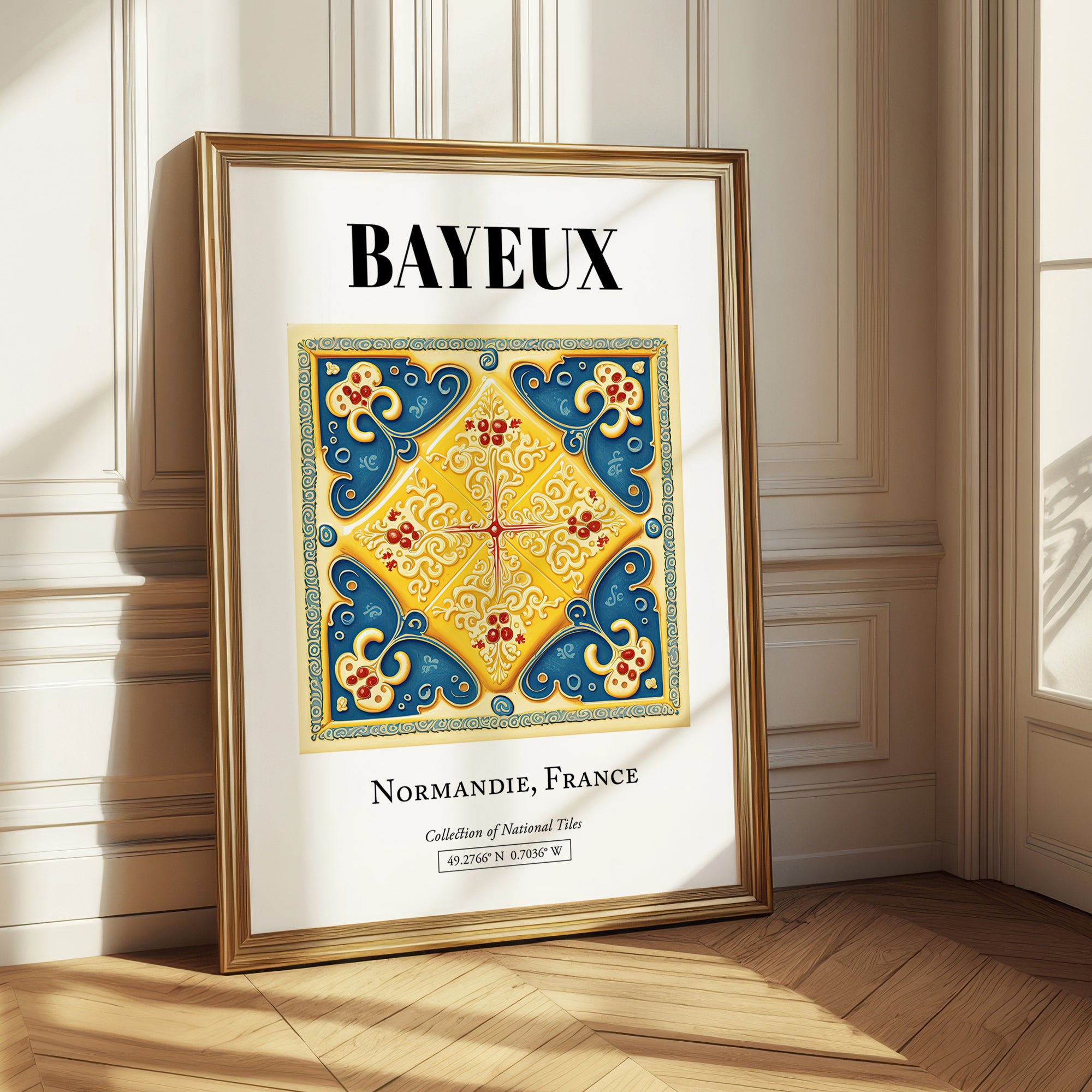 Bayeux, France – Wanderlust Wall Decor, styled in a charming Paris street view