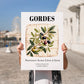 Gordes, France – Travel Poster, no-text version framed in wood