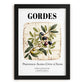 Gordes, France – Travel Poster, in sleek black frame
