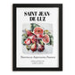 Saint-jean-de-luz, France – Vintage Travel Poster, in sleek black frame