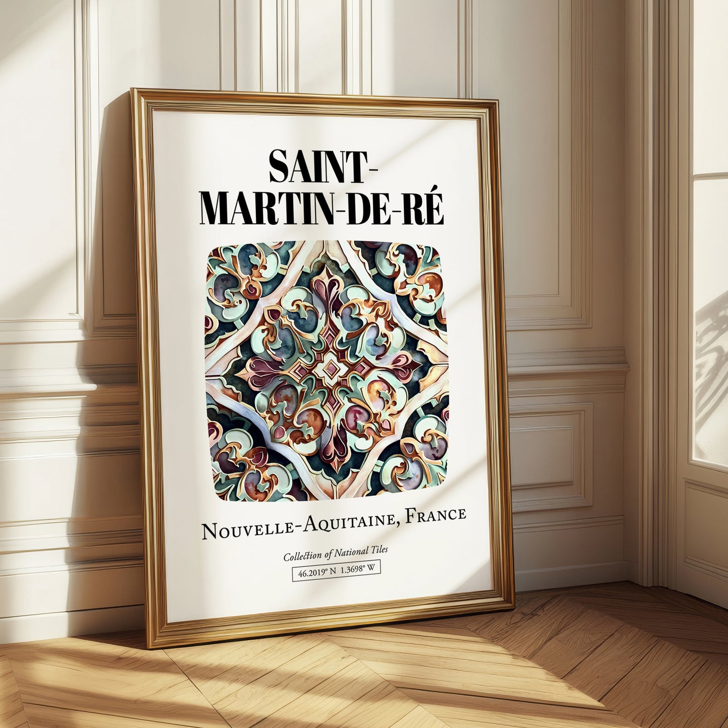 Saint-martin-de-ré, France – World Travel Art, styled in a charming Paris street view