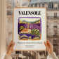 Valensole, France – Illustrated Travel Poster