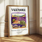Valensole, France – Illustrated Travel Poster, styled in a charming Paris street view