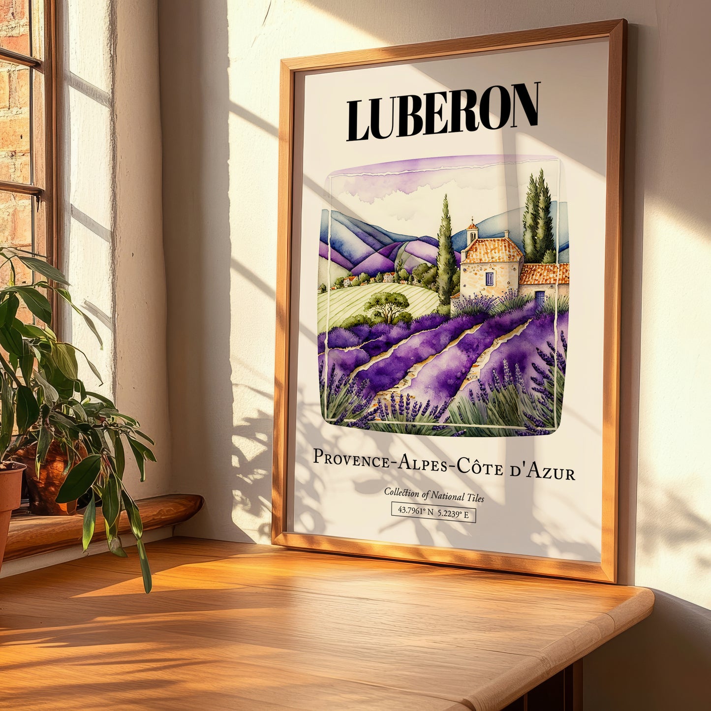 Luberon, France – Travel Print, clean layout with no caption