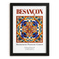 Besançon, France – World Heritage Travel Poster, in sleek black frame