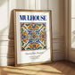 Mulhouse, France – Travel Poster, styled in a charming Paris street view