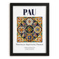 Pau, France – Wanderlust Wall Decor, in sleek black frame