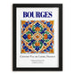 Bourges, France – Travel Wall Art, in sleek black frame