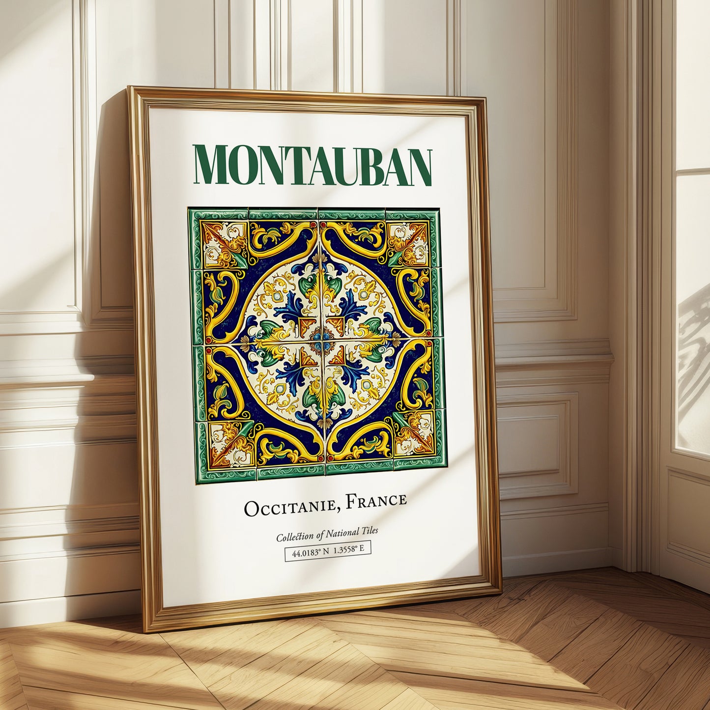 Montauban, France – Global Wall Art, styled in a charming Paris street view