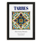 Tarbes, France – Travel Poster, in sleek black frame