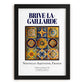 Brive-la-Gaillarde, France – Travel Print, in sleek black frame